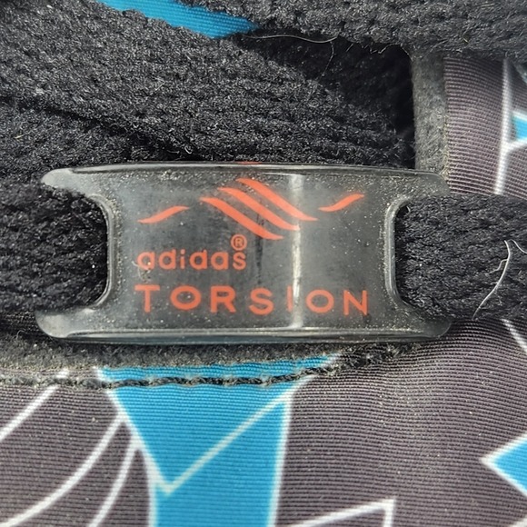 Adidas Torsion ZX Flux Men's Athletic Shoes 9.5 Rainbow Geo Prism AQ8436 - Picture 13 of 14